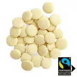 Palets chocolat blanc équitable bio en sachet kraft