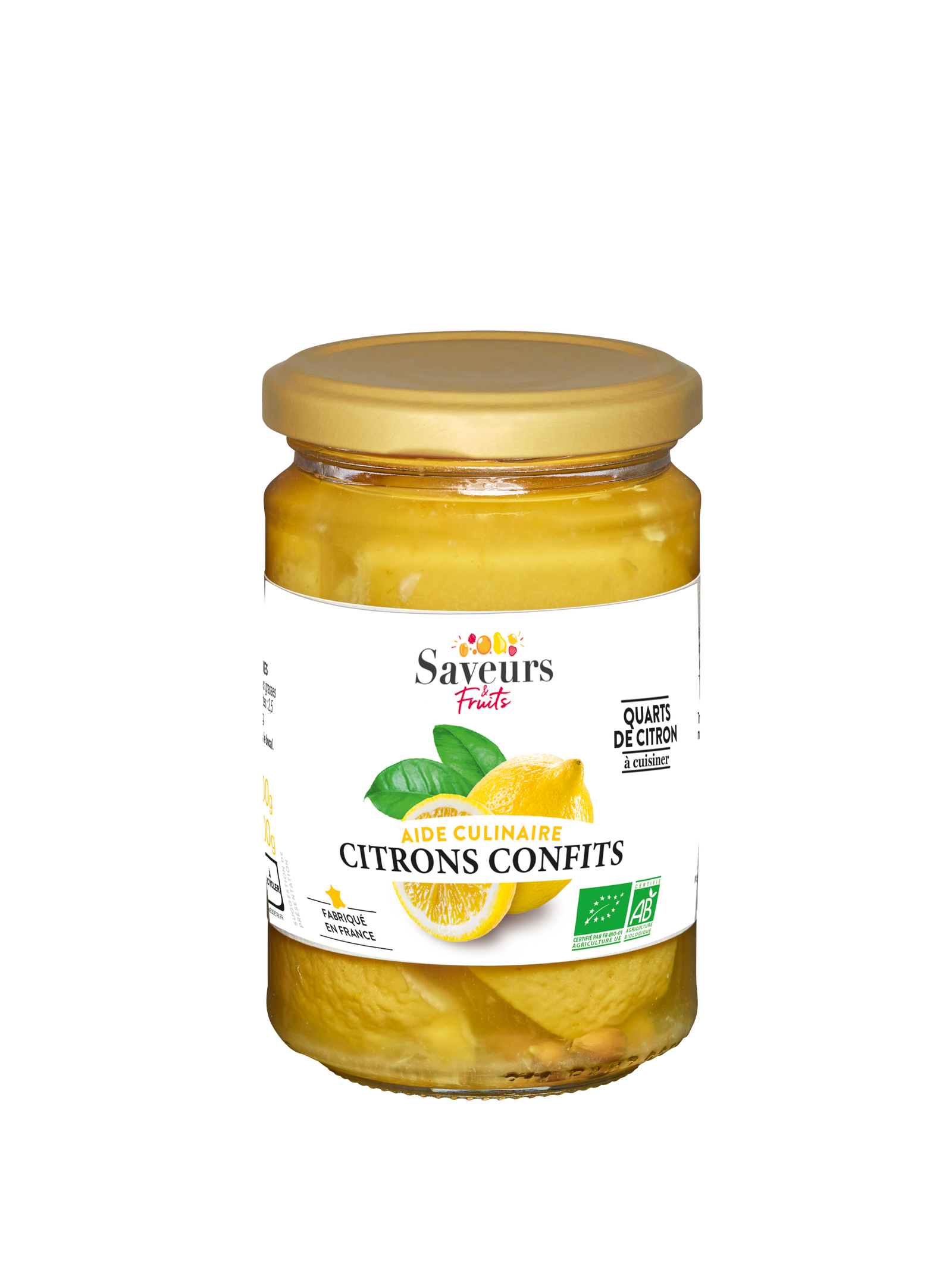Citrons confits quarts bio