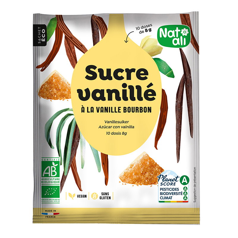 Sucre vanillé bio