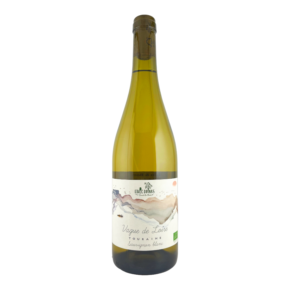 Vin blanc - vague de Loire AOC Touraine Sauvignon blanc 13,5° bio