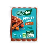 Merguez végétales bio