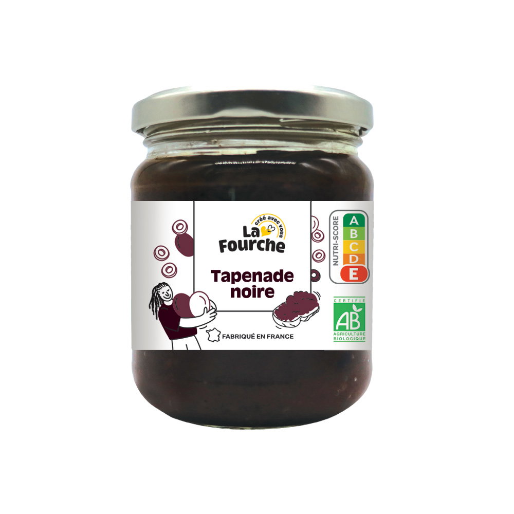 Tapenade d'olives noires bio