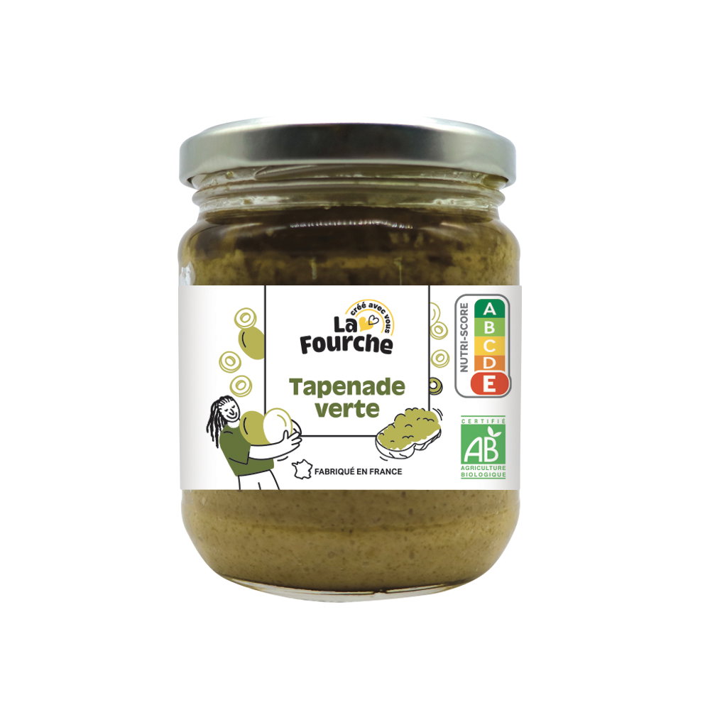 Tapenade d'olives vertes bio
