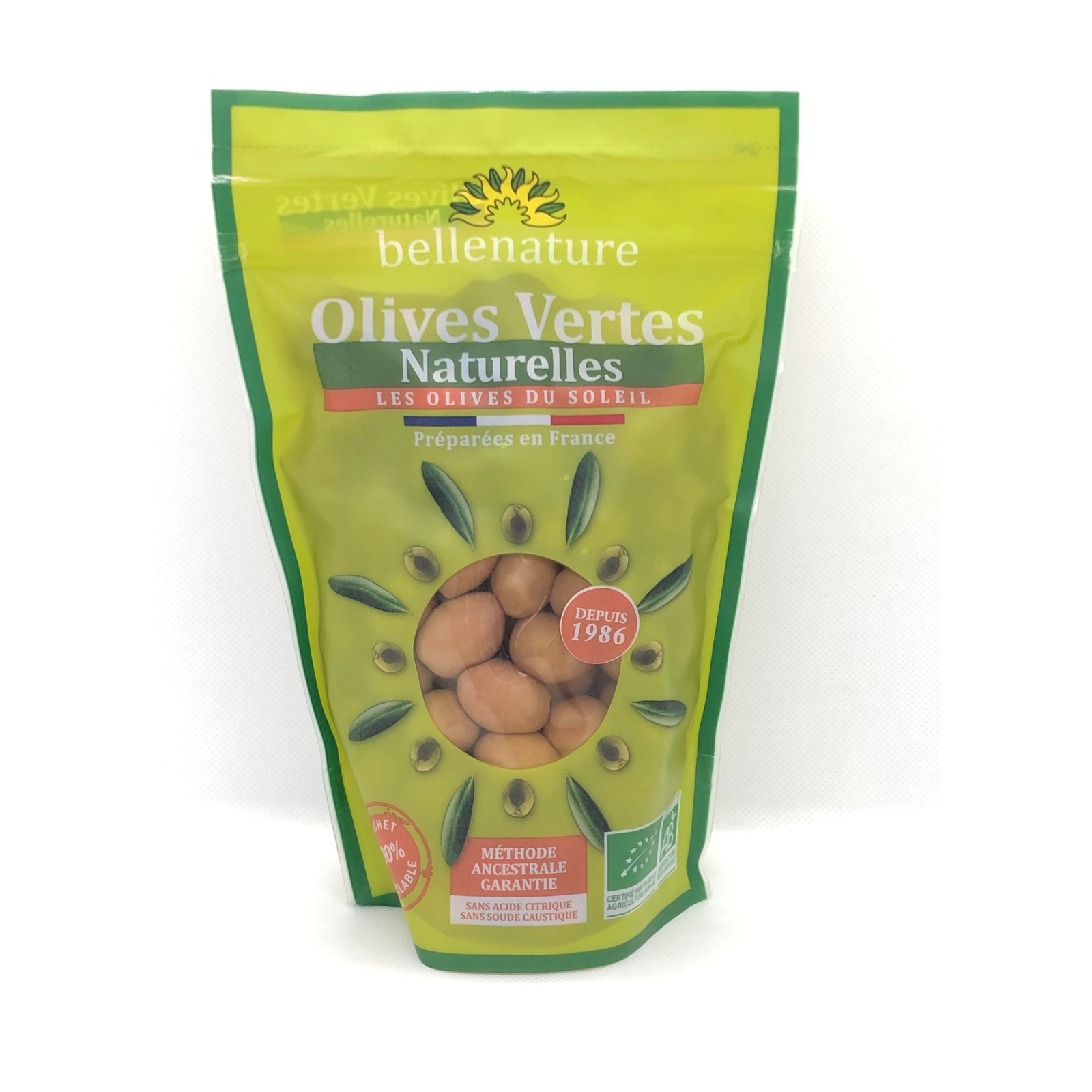 Olives vertes natures bio