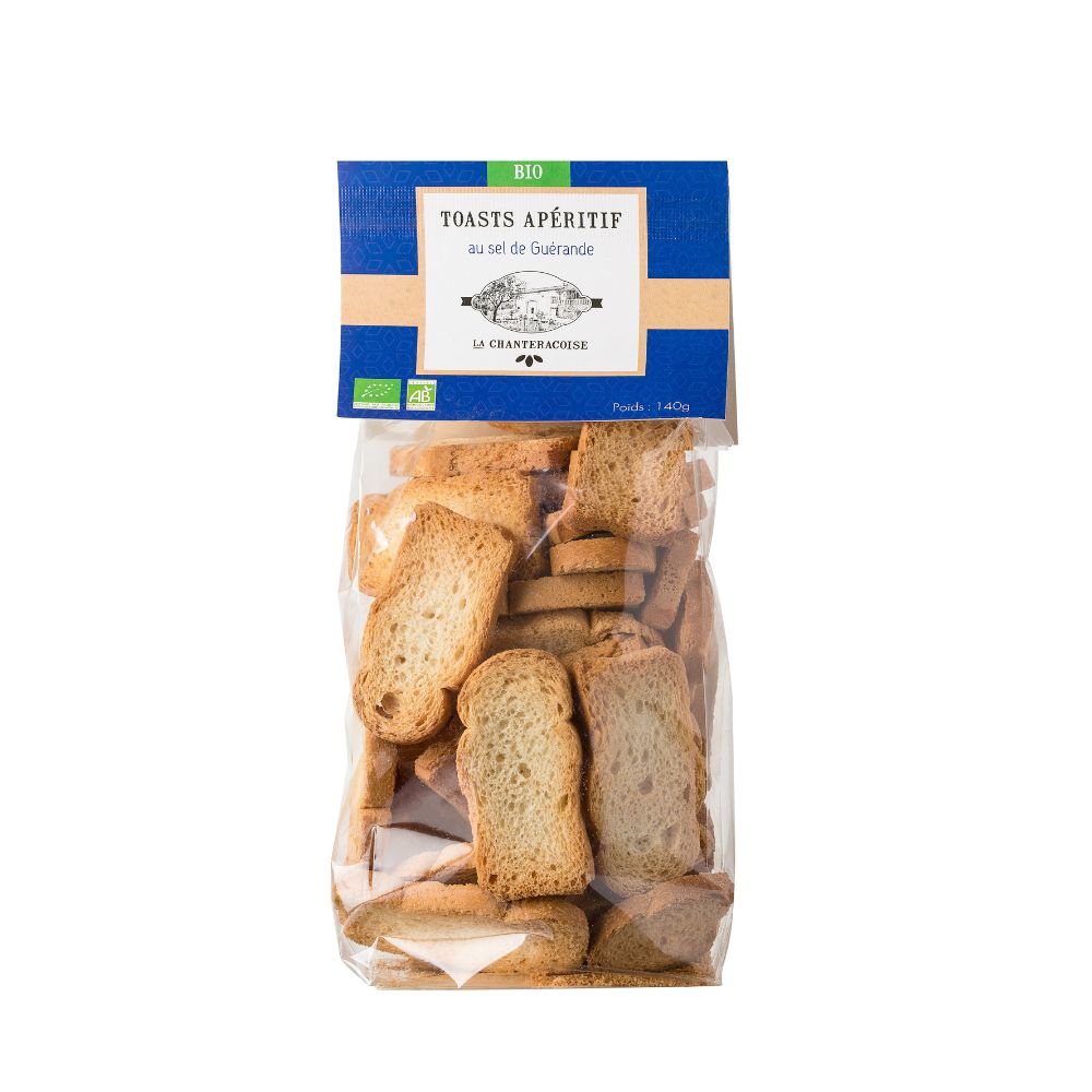 Toasts au sel de Guérande bio