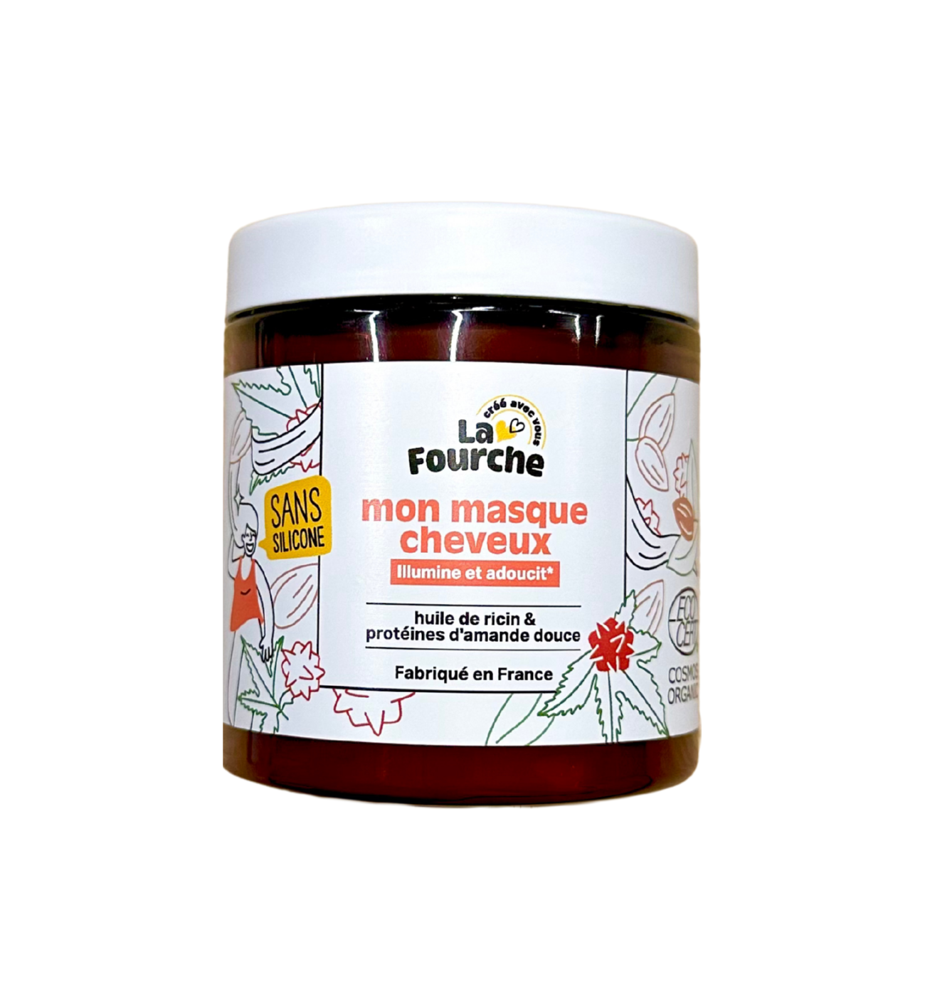 Masque cheveux brillance & douceur* certifié Cosmos Organic