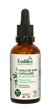 Huile de soin capillaire Élixir d'Amla