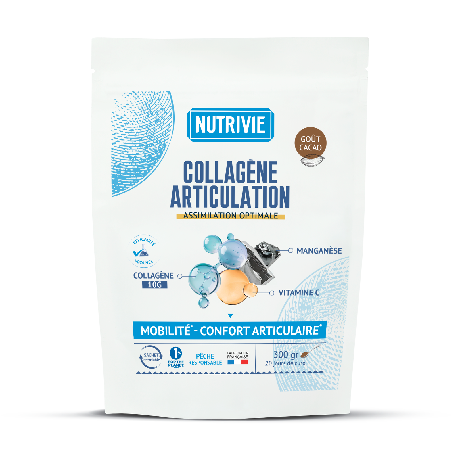Collagène articulation au cacao