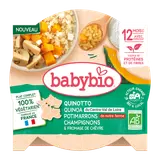 Assiette midi quinotto végétal quinoa, potimarron, champignon & fromage de chèvre (dès 12mois) bio