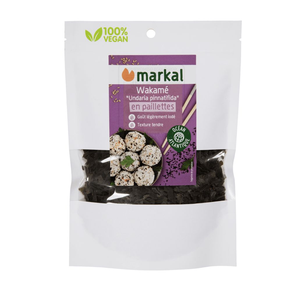 Algues wakamé paillettes