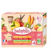 Gourdes fruits multi-parfums bio (dès 6 mois) - 8x90g