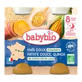 Petits pots soir maïs patate douce quinoa bio - mes 1ers morceaux fondants (dès 8 mois) - 2x200g