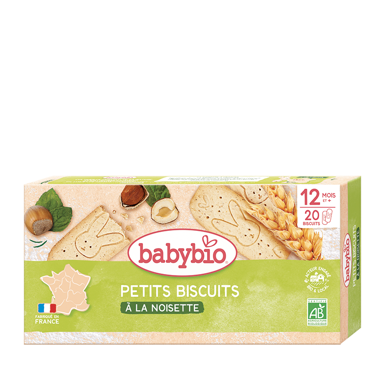 Petits biscuits noisette bio (dès 12 mois)