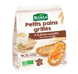 Petits pains grillés à la farine complète sans sucres ajoutés bio
