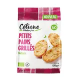 Petits pains grillés nature sans gluten bio