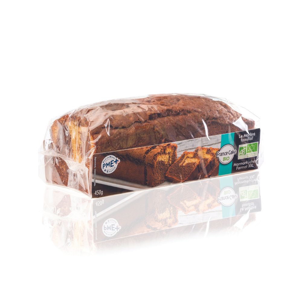 Gâteau marbré familial bio
