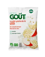 Mini-galettes de riz à la pomme bio (dès 10 mois)