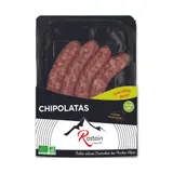 Chipolatas pur porc sans nitrites bio x4