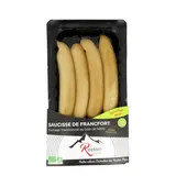 Saucisses de francfort sans nitrites bio x4