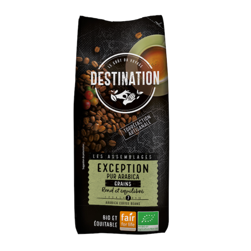 Café grains pur arabica bio équitable