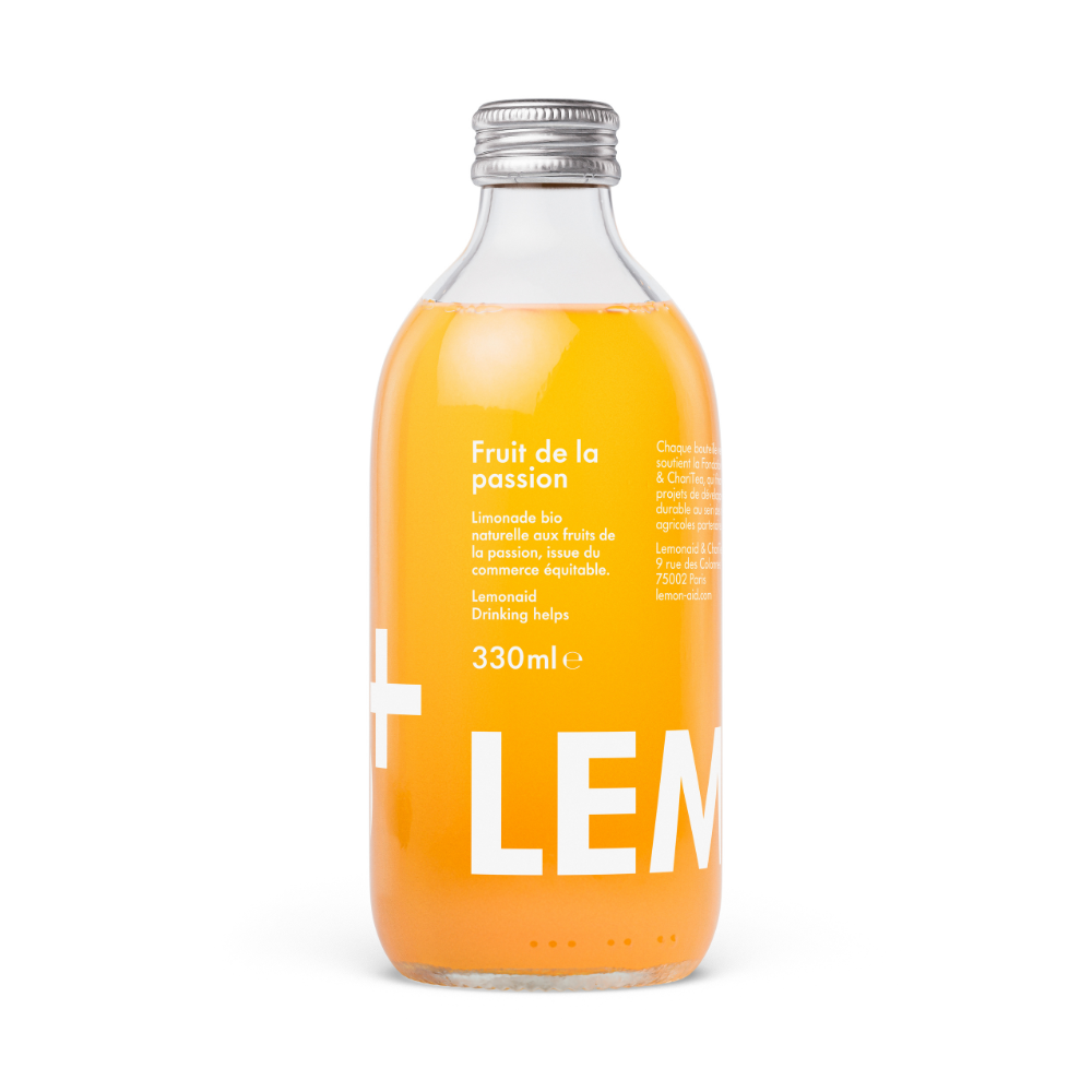 Boisson pétillante fruits de la passion bio