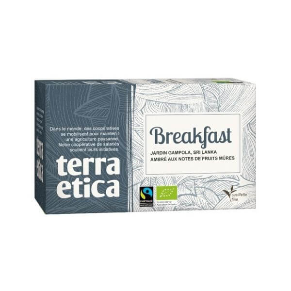 Thé noir breakfast bio et équitable x 20