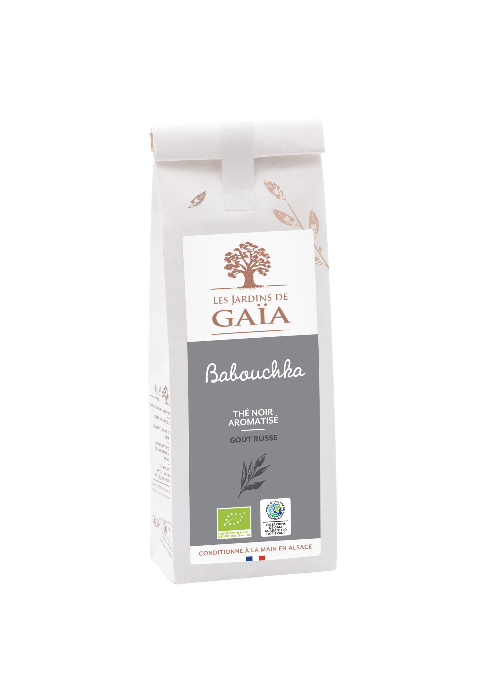 Thé noir Babouchka - huiles essentielles agrumes bio et équitable