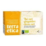 Thé vert gingembre citron vert bio et équitable x 20