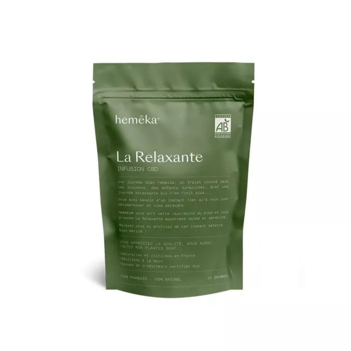 Tisane La Relaxante - chanvre, mélisse, aubépine bio