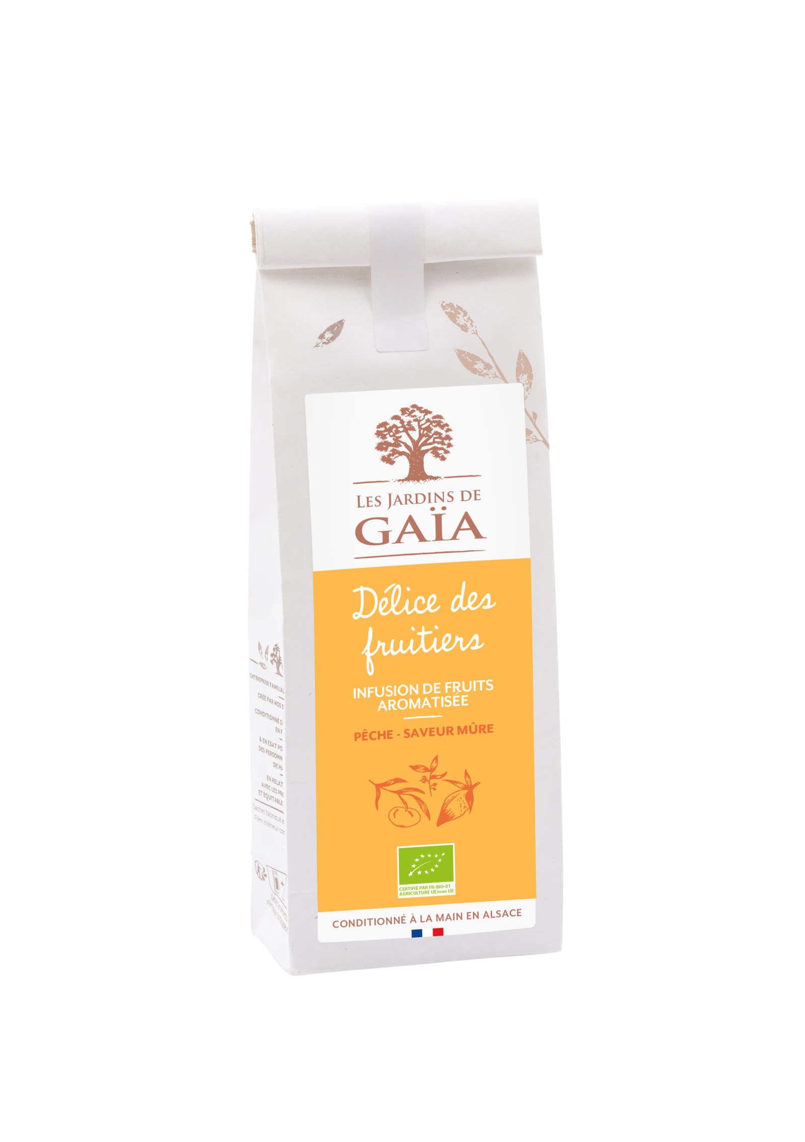 Tisane Délice des fruitiers - pêche mûre bio