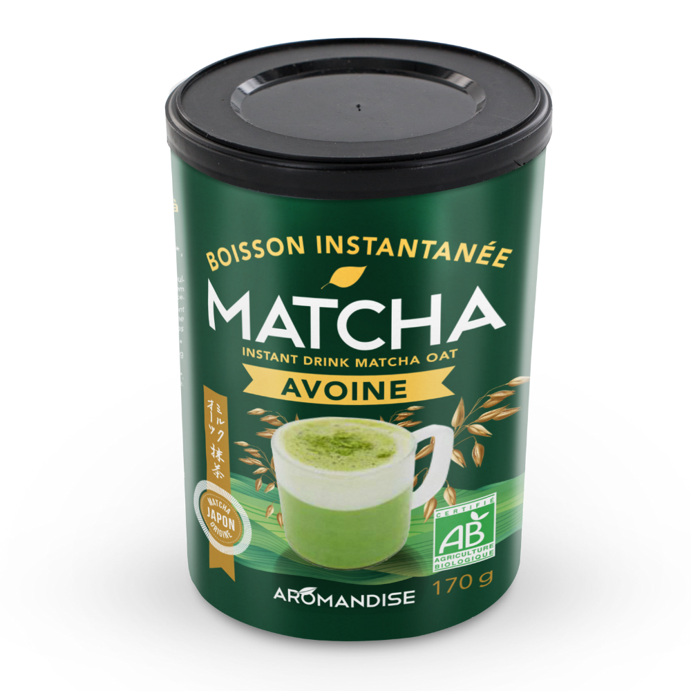 Matcha avoine latte instantané bio