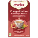 Infusion Energie Positive - maté, canneberge, hibiscus, thé noir bio x 17