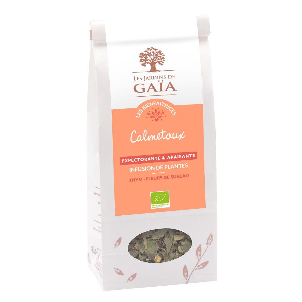 Tisane Calmetoux - thym, fleurs de sureau bio