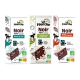 Panier trio de chocolats bio et équitable La Fourche