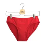 L - culotte menstruelle rouge en coton bio (46/48)