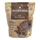 Muesli croustillant duo de chocolats sans gluten bio