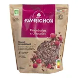 Muesli croustillant framboise chocolat sans gluten bio