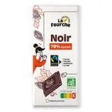 Chocolat noir 70% bio et équitable