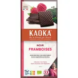 Chocolat noir 58% de cacao - framboises bio et équitable