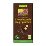 Chocolat noir gingembre bio et équitable