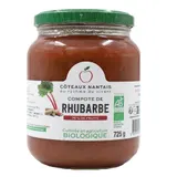 Compote de rhubarbe bio