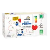 Purée de pommes en gourde bio - 12x90g