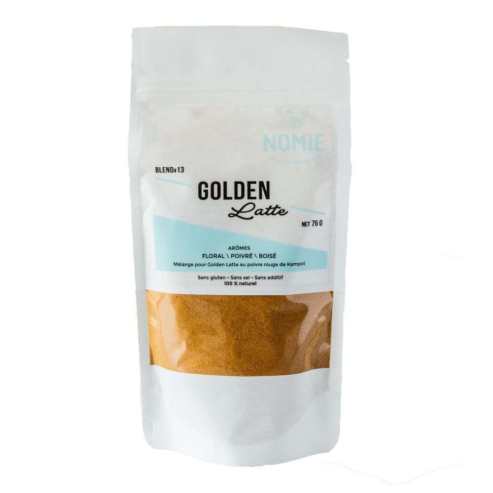 Mélange épices golden latte bio
