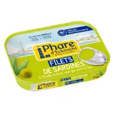 Filets de sardines à l'huile d'olive bio