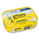 Sardines pêche responsable à l'huile d'olive vierge extra et au citron bio
