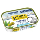 Sardines à l'huile d'olive bio à teneur réduite en sel - pêche responsable