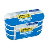 Petite boîte de sardines au naturel - pêche responsable - 3x39g