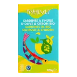 Sardines à l'huile d'olive et au citron bio
