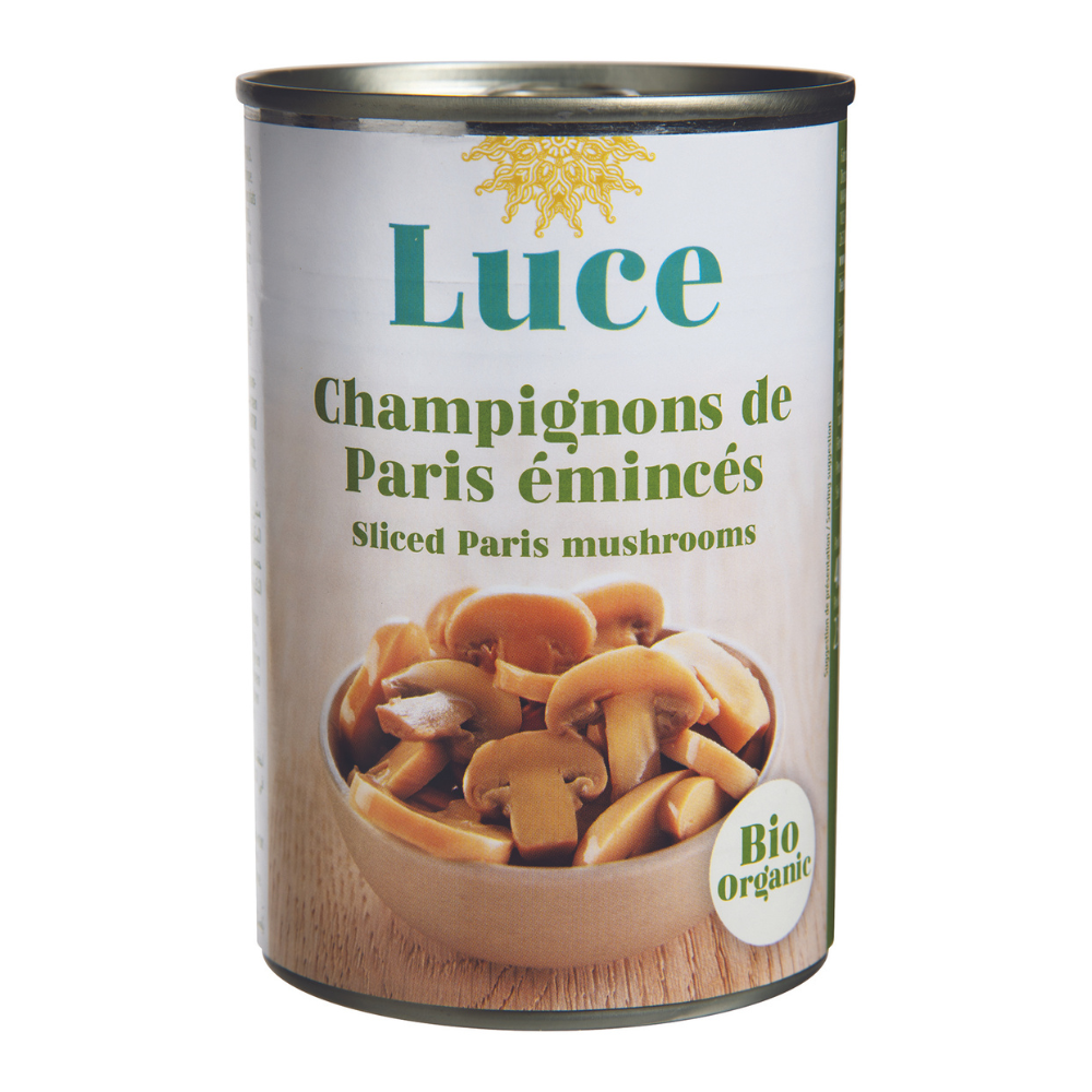 Champignons de Paris émincés bio
