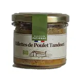 Rillettes de poulet tandoori bio
